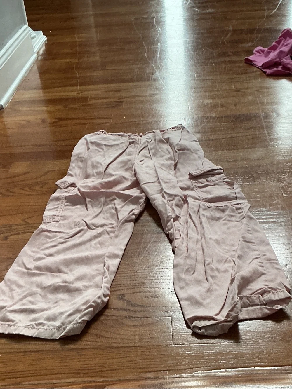Old Navy Pale Pink Elastic Waist Pants